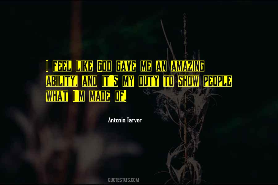 Antonio's Quotes #228197