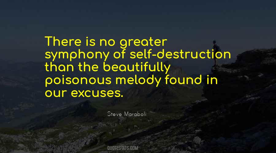 Quotes About Self Destruction #623052