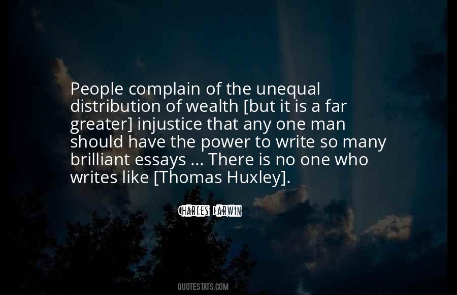 Quotes About Unequal Distribution Of Wealth #1704351