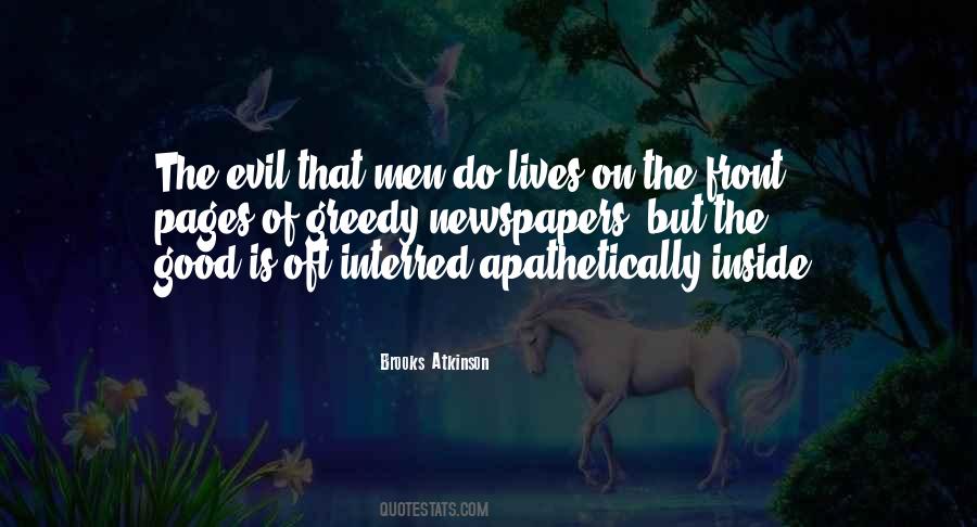 Apathetically Quotes #826485