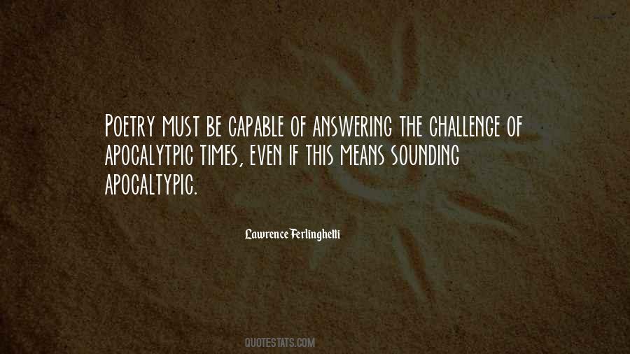 Apocaltypic Quotes #649371