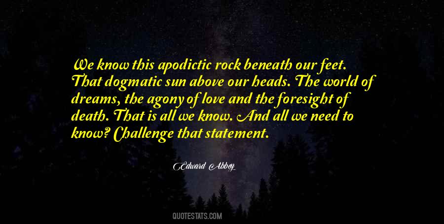 Apodictic Quotes #812058