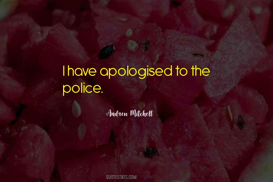 Apologised Quotes #618921