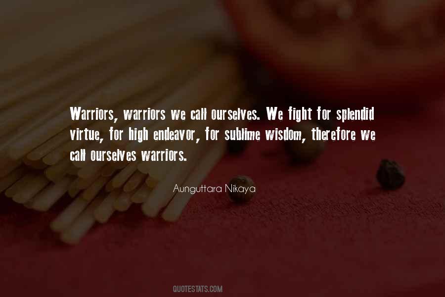 Quotes About Warriors #1136618