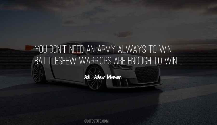 Quotes About Warriors #203686 Quotes About Warriors #203686