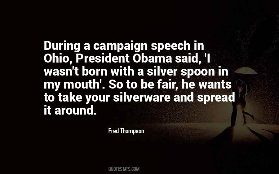 Quotes About Campaign Speech #57808