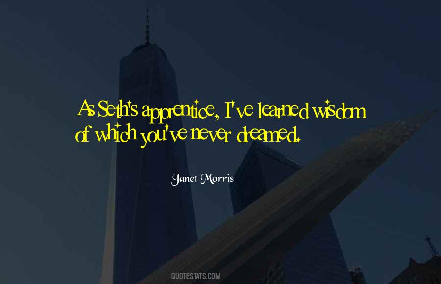 Apprentice's Quotes #1657875