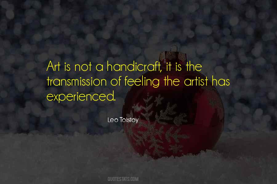 Quotes About Handicraft #483667