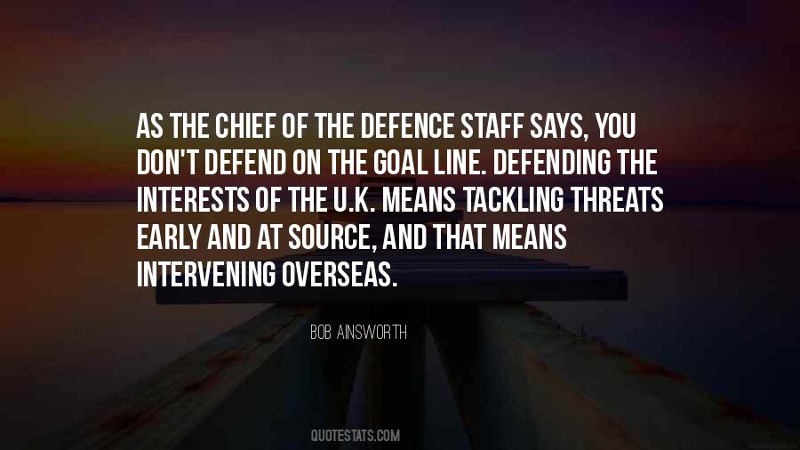 Quotes About Defending #994694