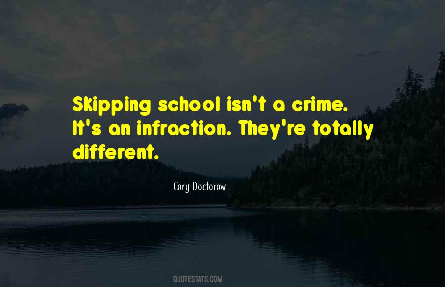 Quotes About Skipping #426732