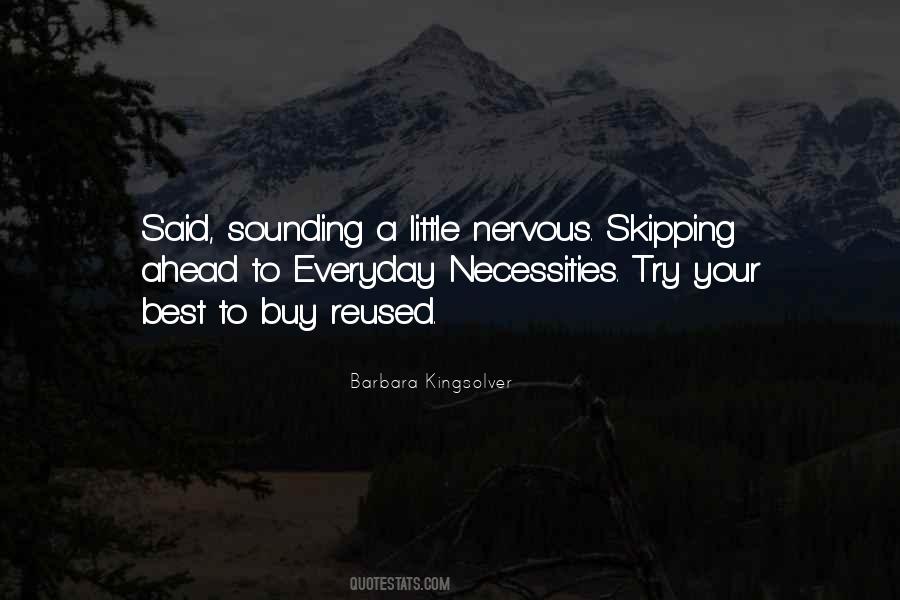 Quotes About Skipping #827173