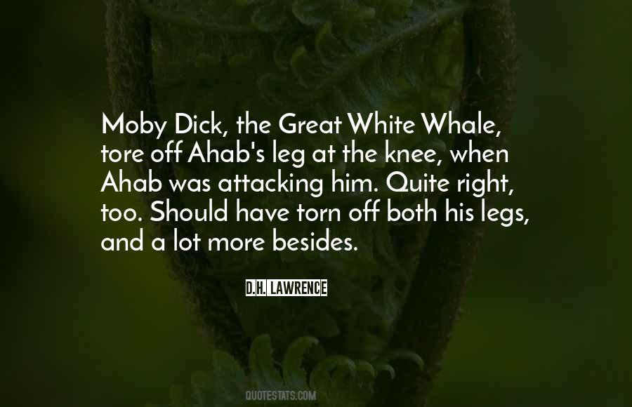 Quotes About Ahab's Leg #1591299