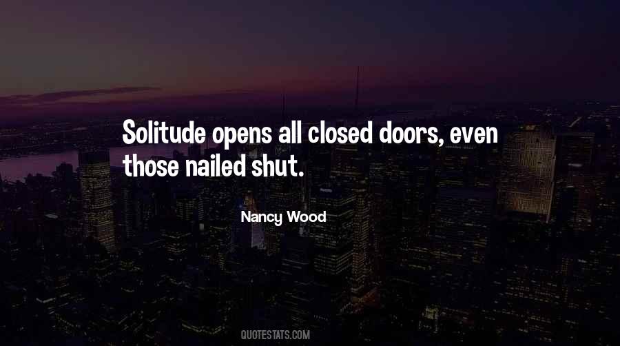 Quotes About Closed Doors #174430