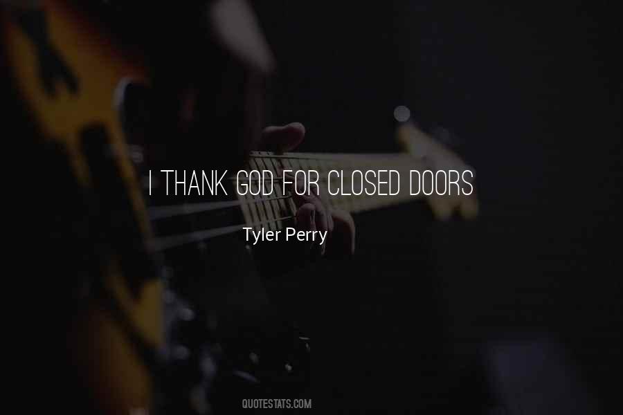 Quotes About Closed Doors #503580