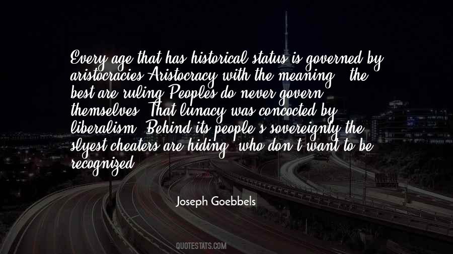 Aristocracies Quotes #944242