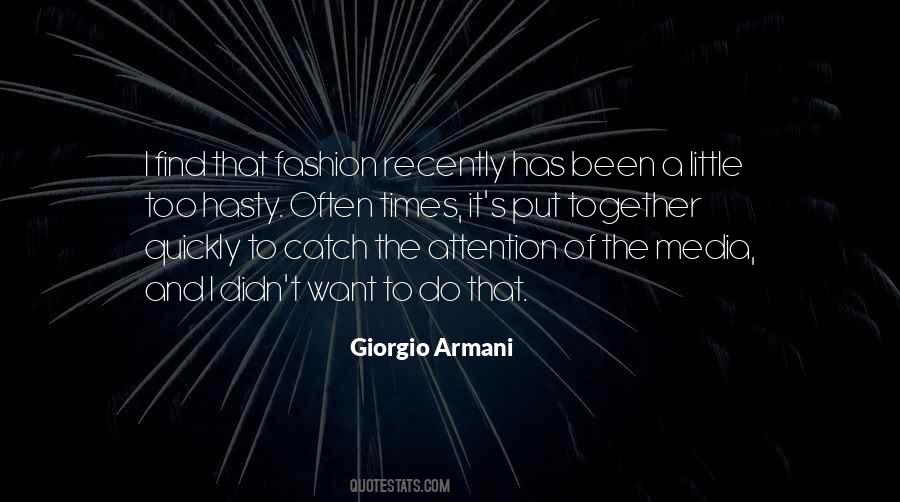 Armani's Quotes #384108