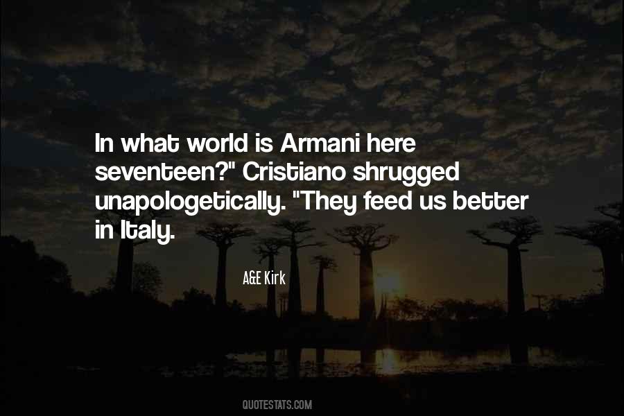 Armani's Quotes #963514