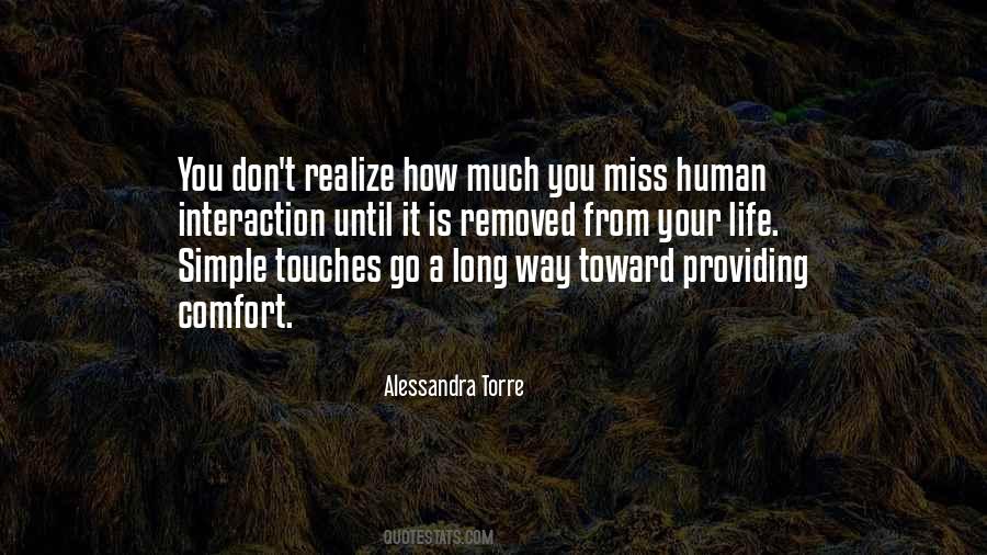 Quotes About Human Interaction #690500