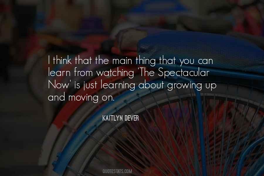 Quotes About About Moving On #895421