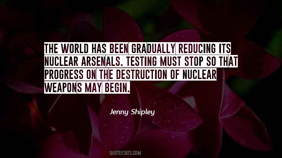 Quotes About Nuclear Testing #1243448