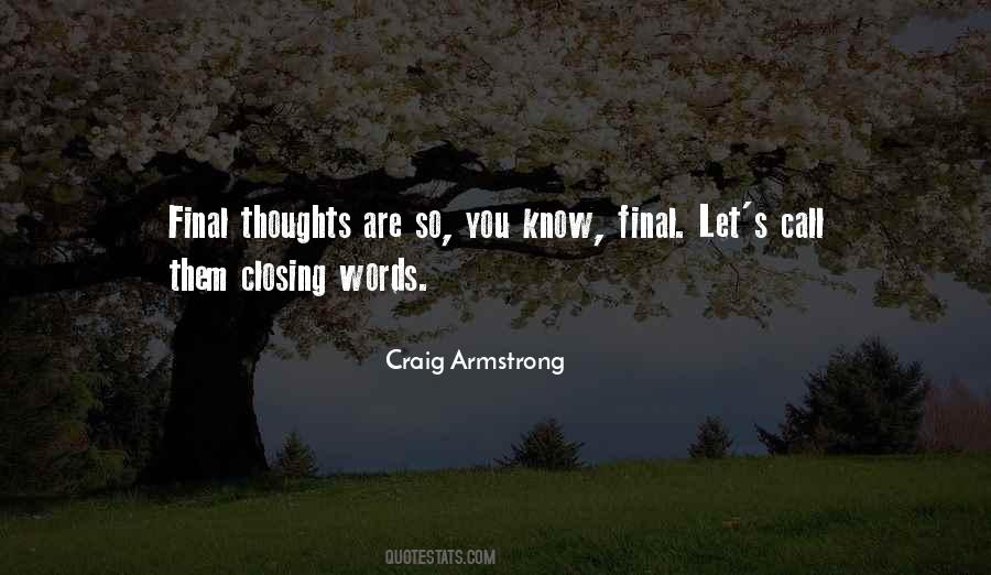 Armstrong's Quotes #238657