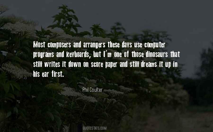 Arrangers Quotes #501329 Arrangers Quotes #501329