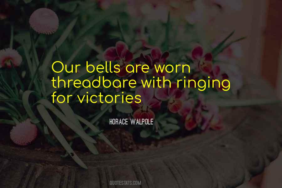 Quotes About Ringing Bells #138141