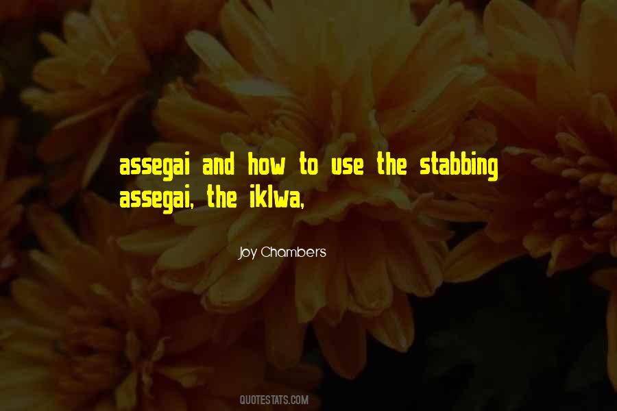 Assegai Quotes #62251