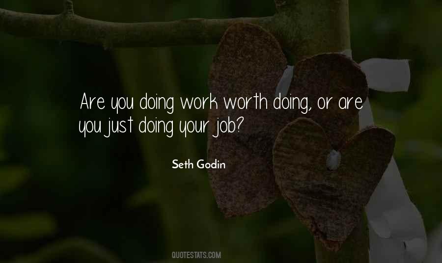 Quotes About Just Doing Your Job #1305464