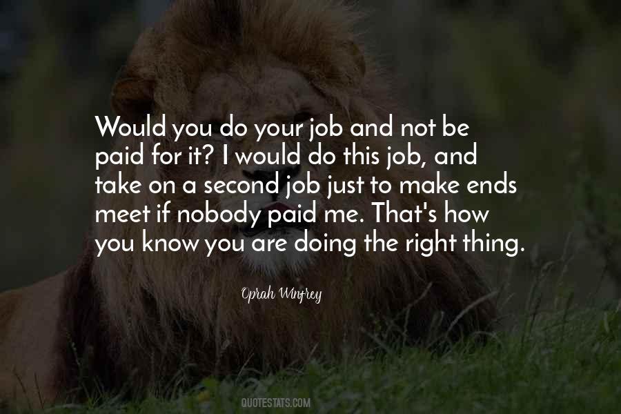 Quotes About Just Doing Your Job #1613122