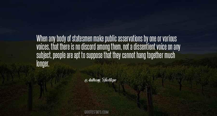 Asservations Quotes #860466