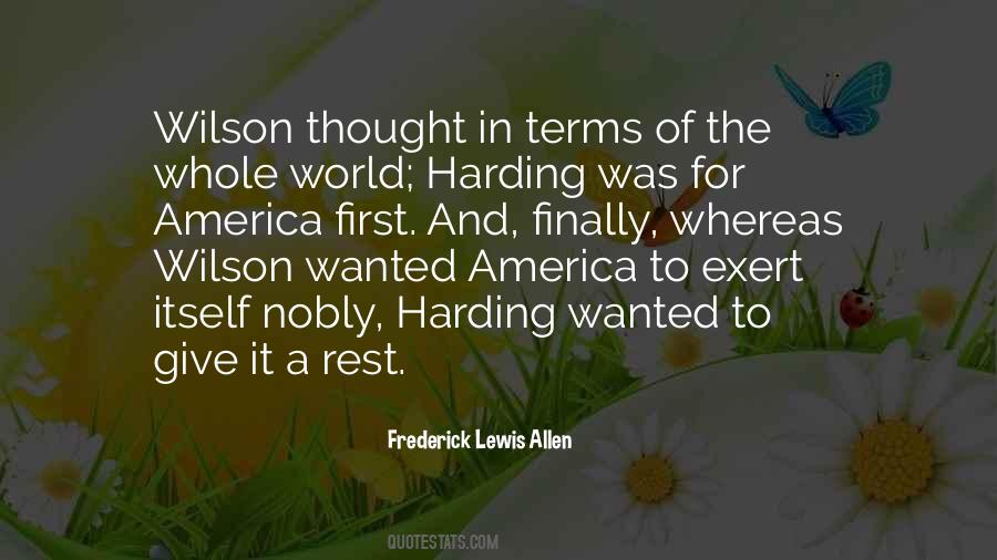 Quotes About Harding #1501088