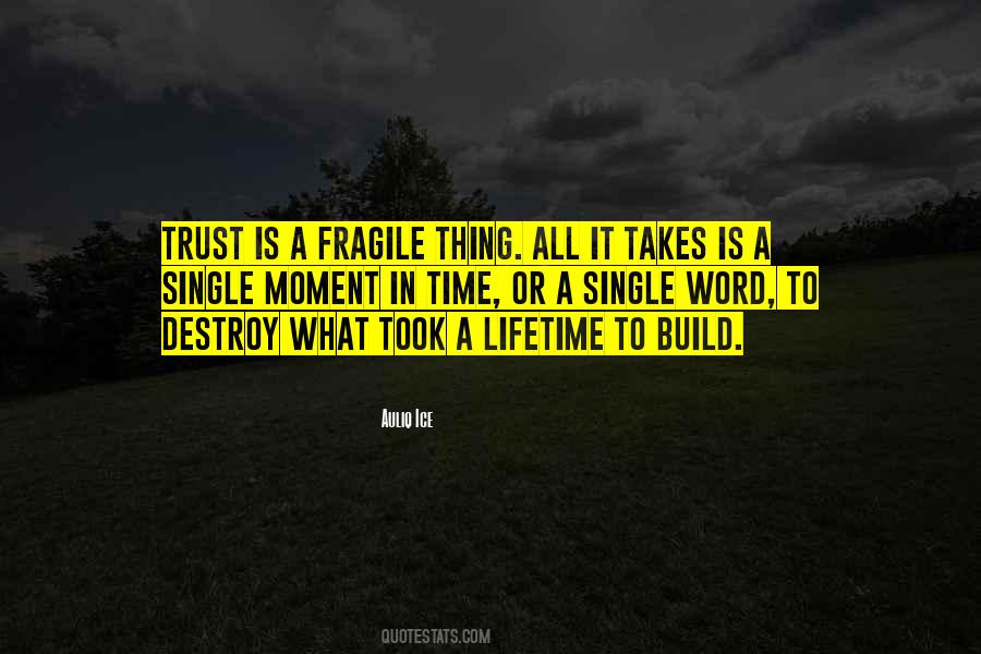Quotes About Fragile Relationships #615030