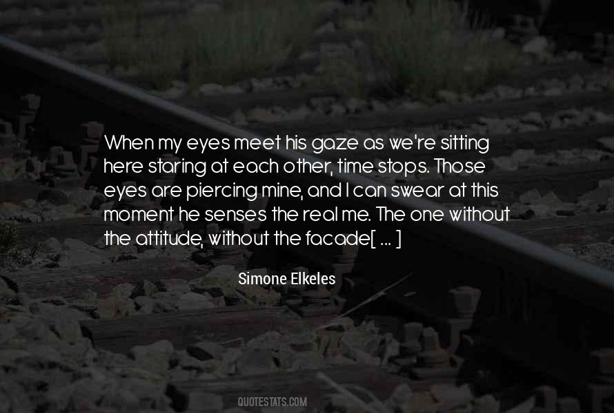Quotes About Staring Eyes #694179