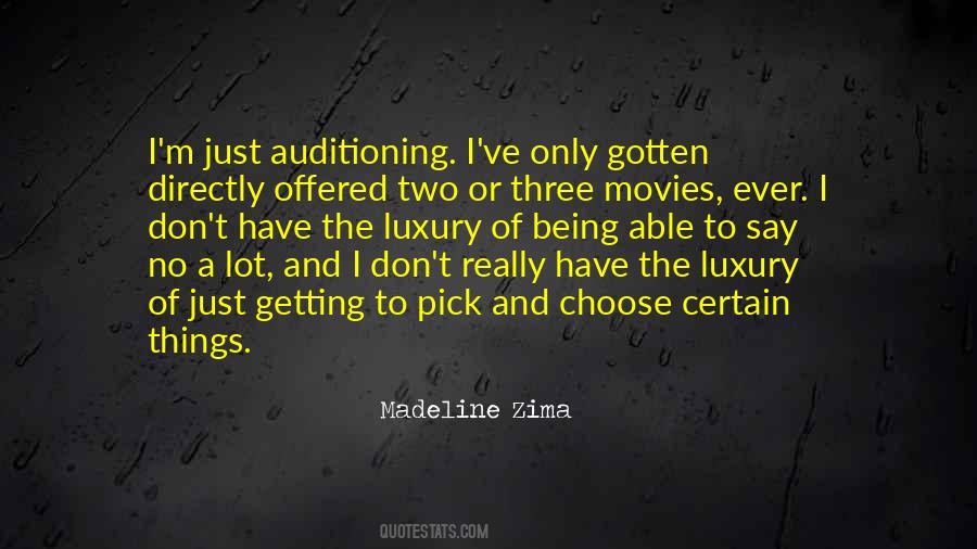 Auditioning Quotes #1007192