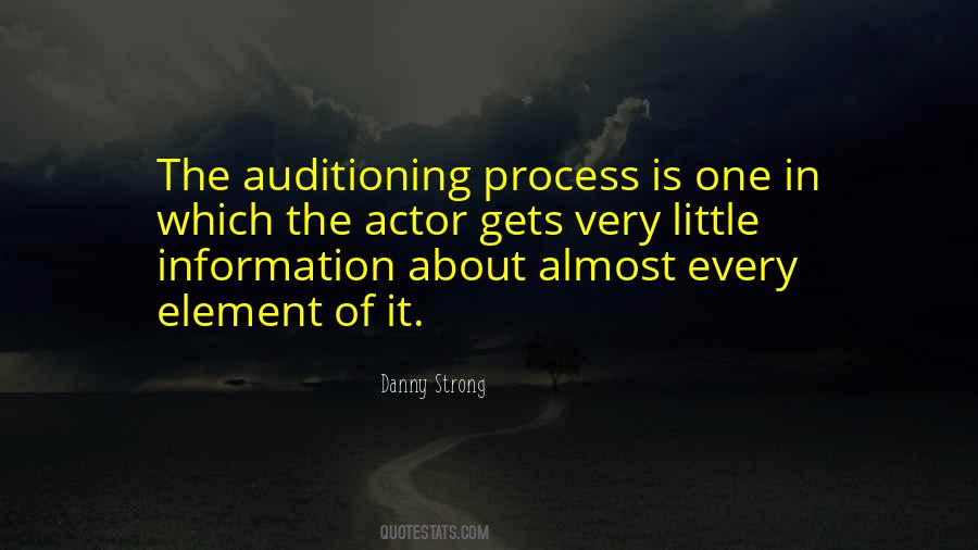 Auditioning Quotes #1067436