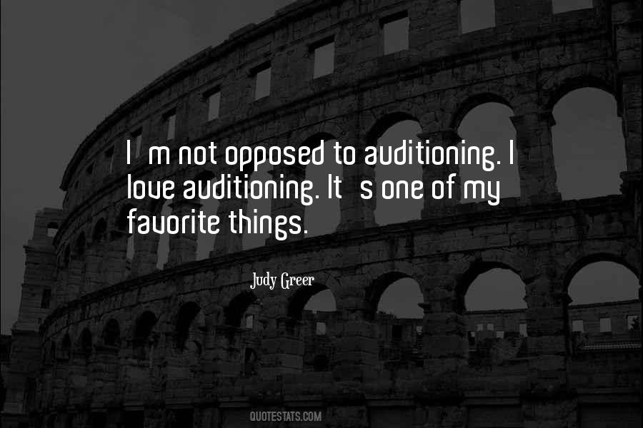 Auditioning Quotes #1133565