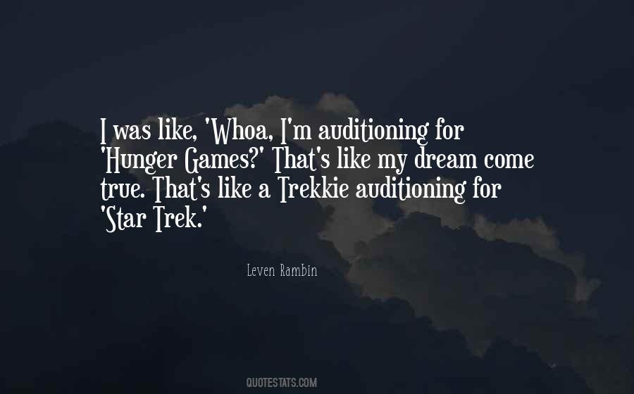 Auditioning Quotes #277523