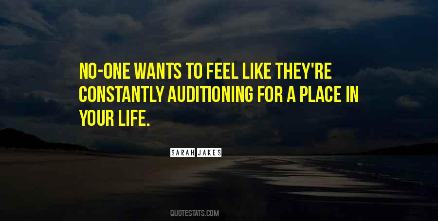 Auditioning Quotes #349134