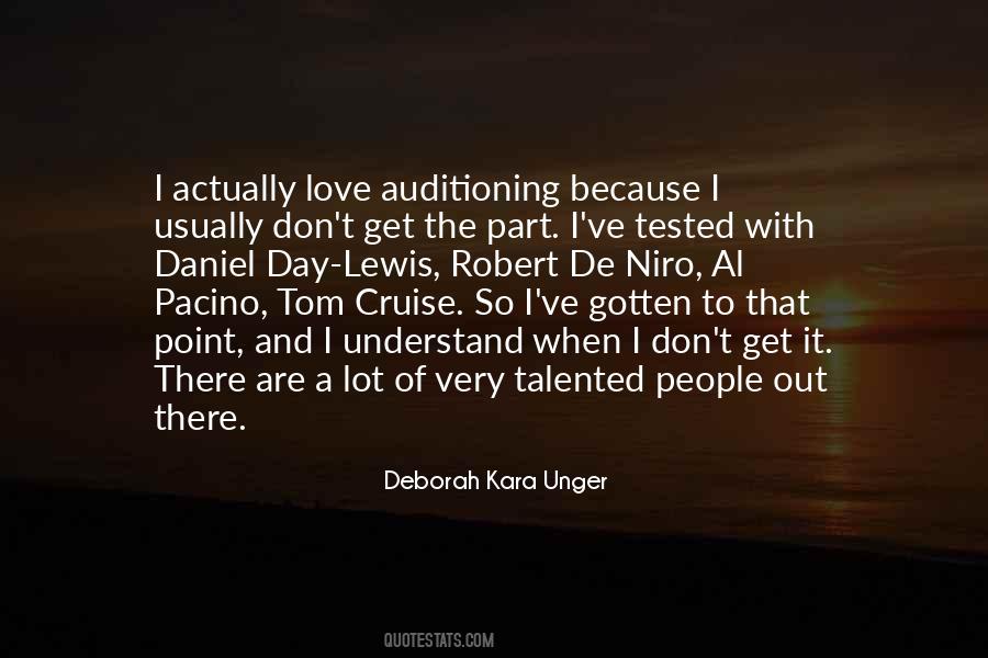 Auditioning Quotes #3599