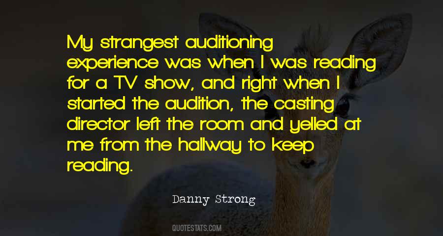 Auditioning Quotes #4210