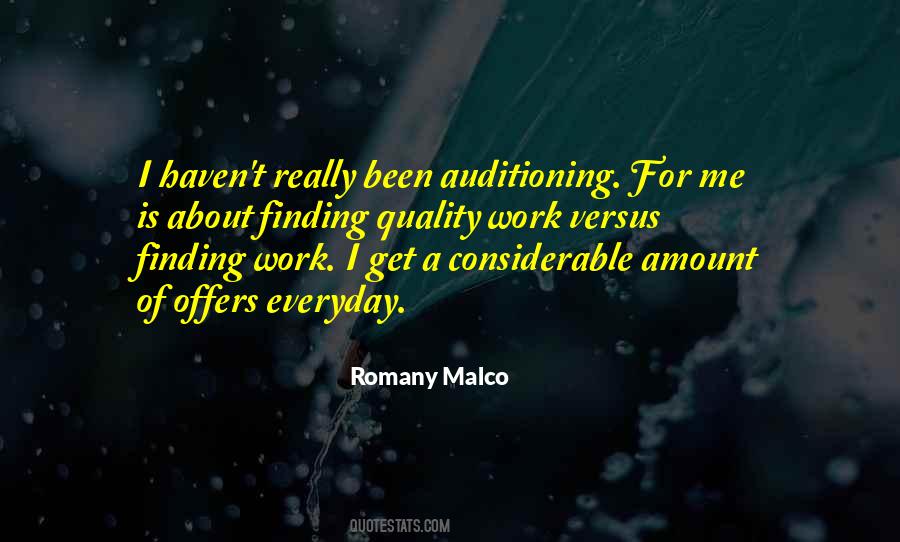 Auditioning Quotes #531528