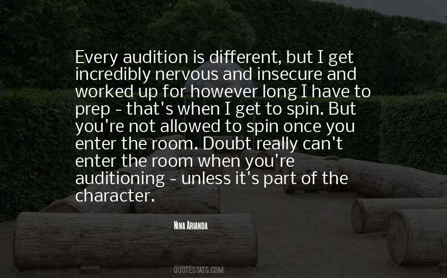 Auditioning Quotes #670385