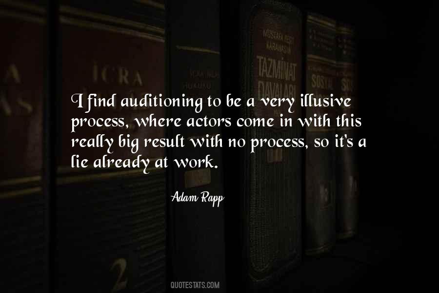 Auditioning Quotes #683903