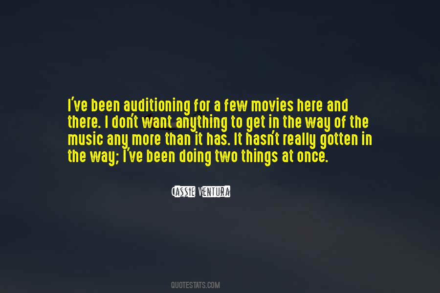 Auditioning Quotes #70390