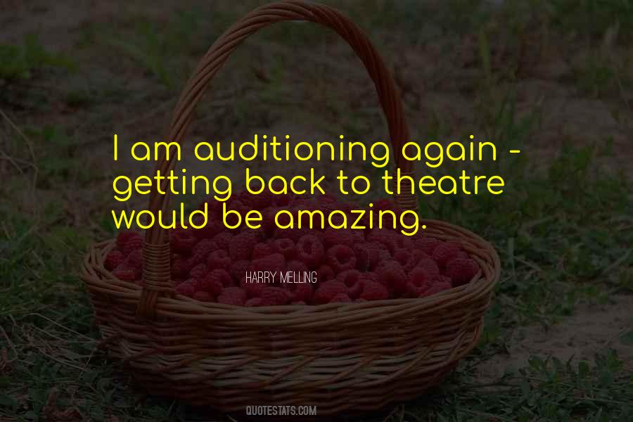 Auditioning Quotes #719876