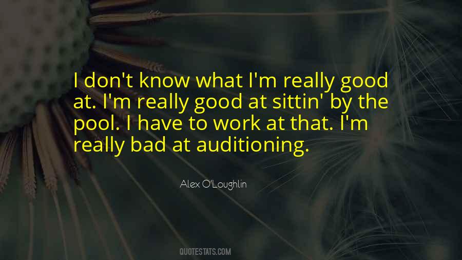 Auditioning Quotes #725010