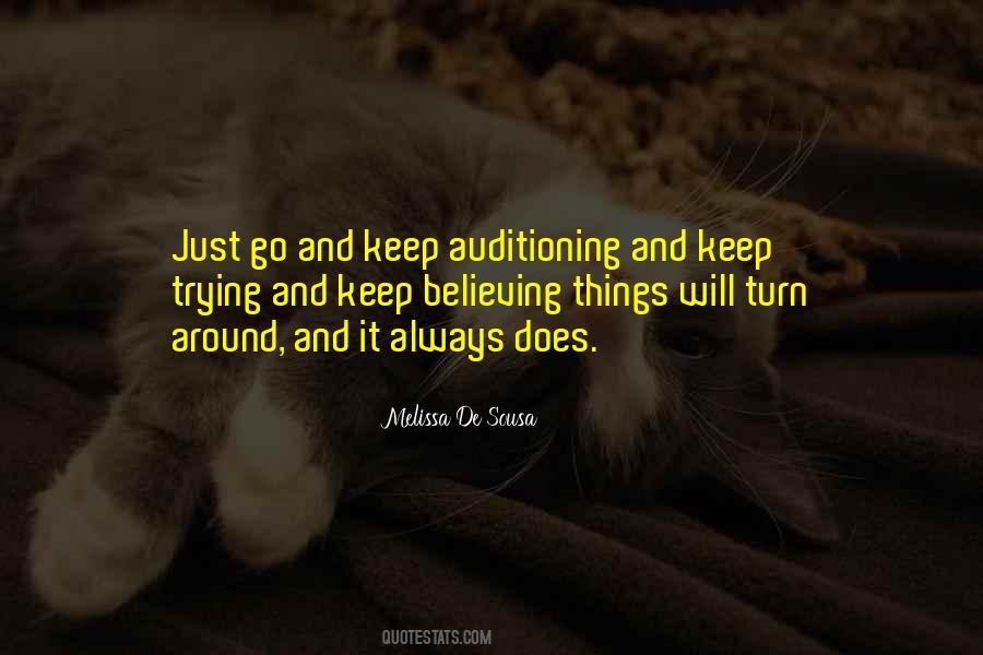 Auditioning Quotes #775692