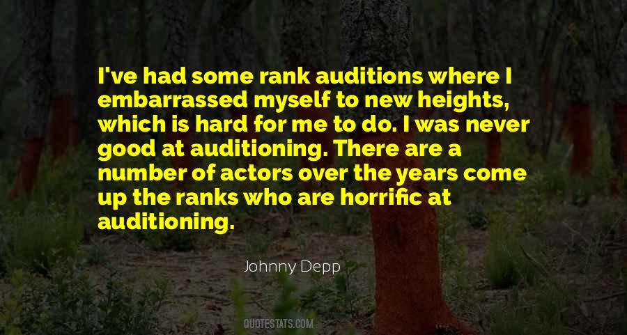 Auditioning Quotes #982640