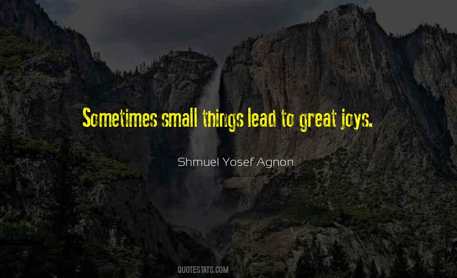 Quotes About Small Joys #170868